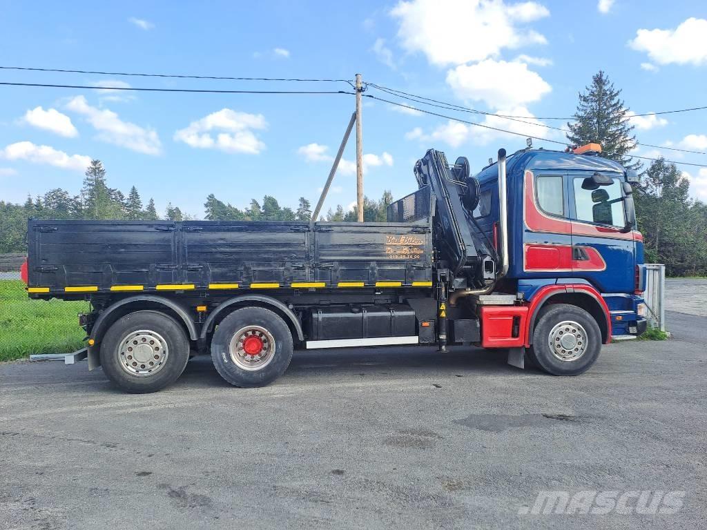 Scania R114 Tovornjaki z žerjavom