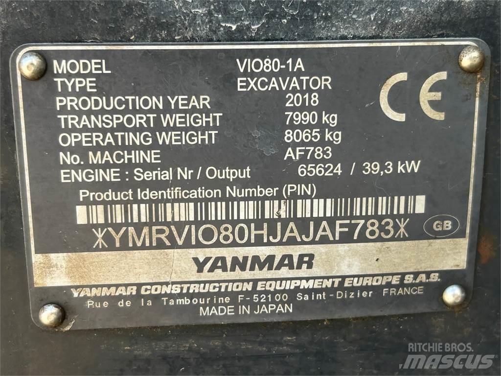 Yanmar Vio 80-1A Midi bagri 7t – 12t
