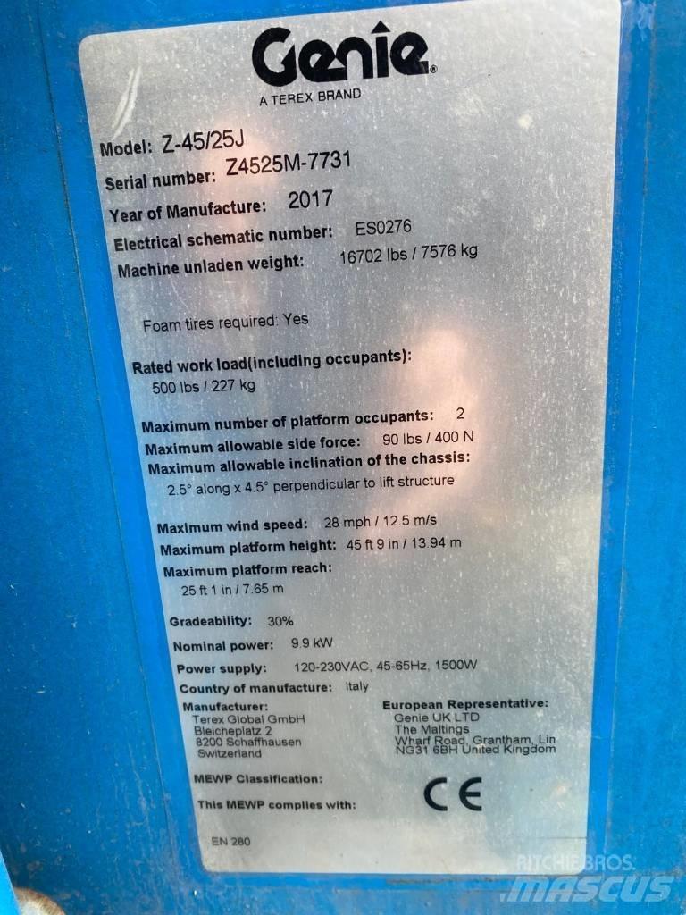 Genie Z 45/25 J BI Zglobne dvižne ploščadi
