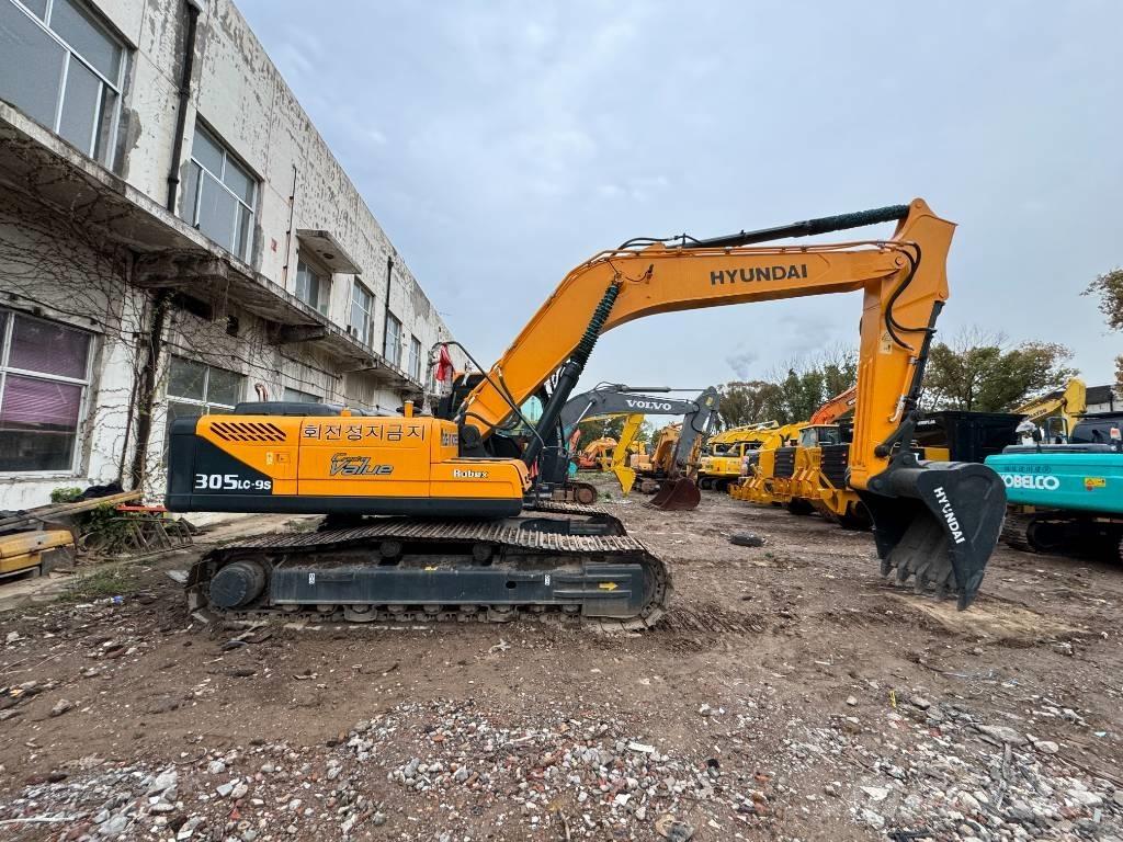 Hyundai 305lc Bagri goseničarji