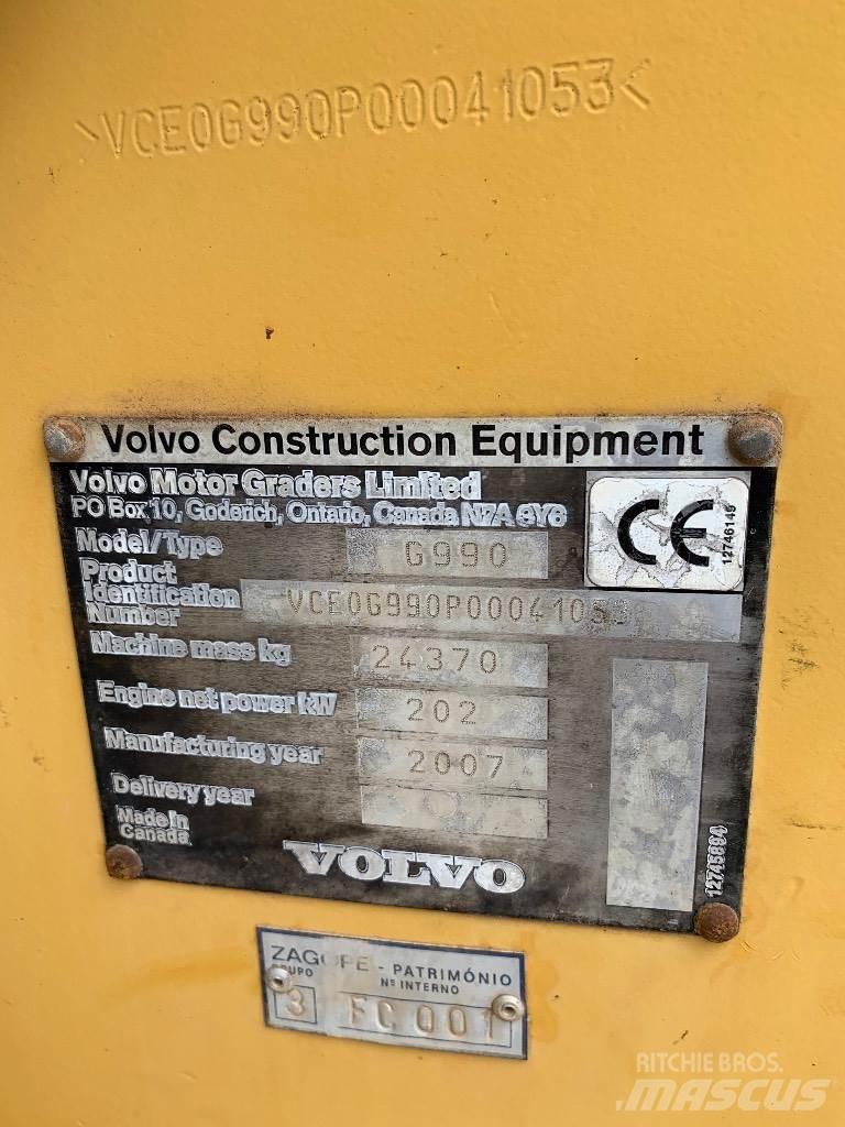 Volvo G990 Grederji