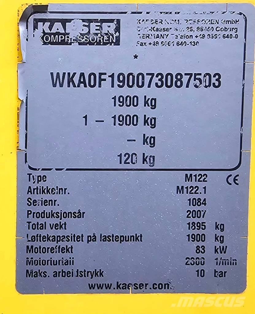 Kaeser M 122 Kompresorji
