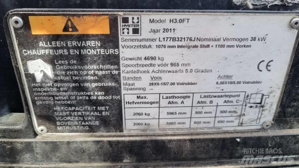 Hyster H 3.00 FT Plinski viličarji