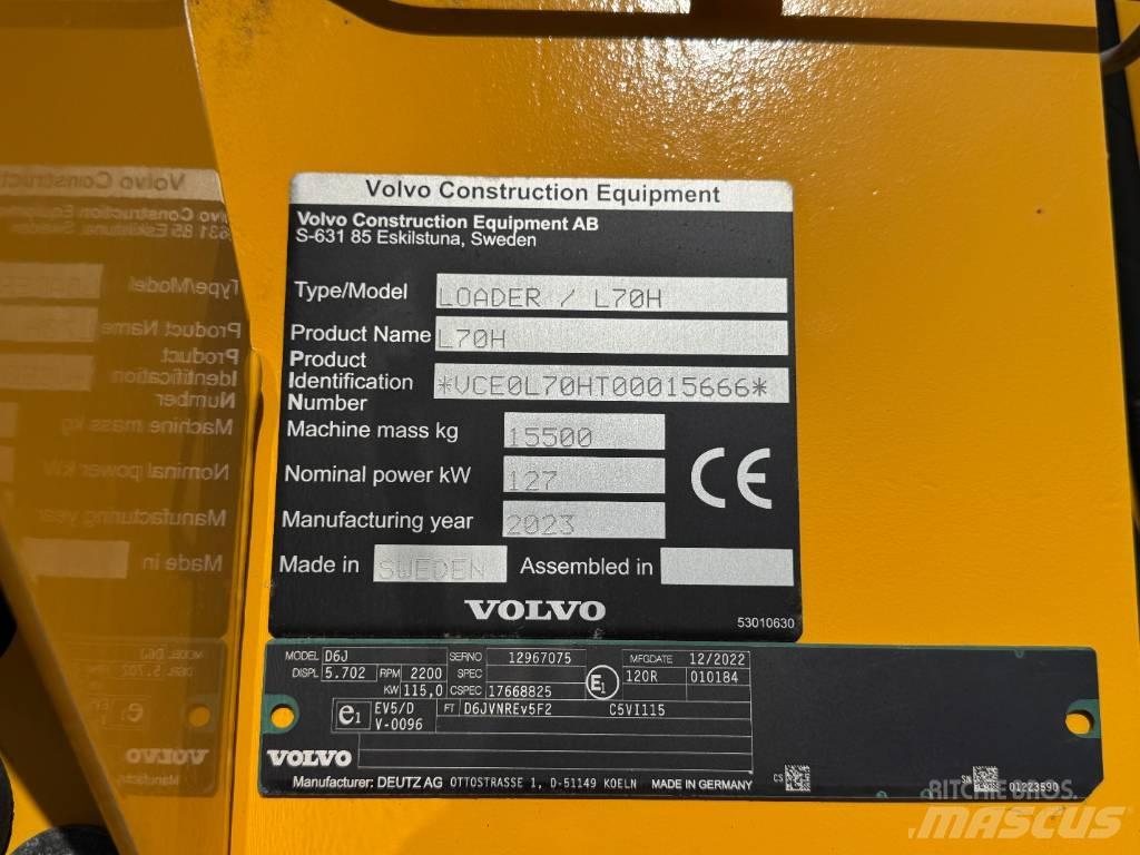 Volvo L 70 H Kolesni nakladalci