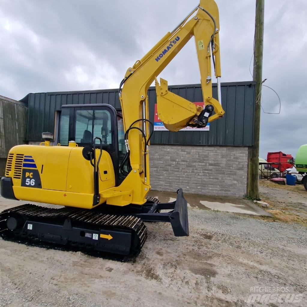 Komatsu PC56-7 Mini bagri <7t