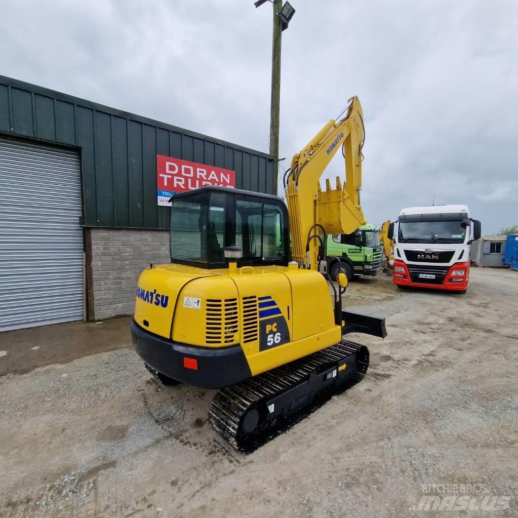 Komatsu PC56-7 Mini bagri <7t