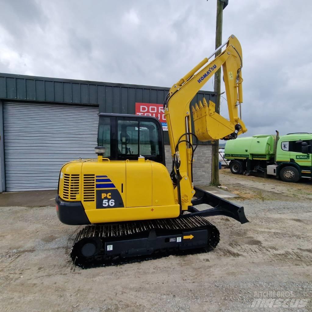 Komatsu PC56-7 Mini bagri <7t