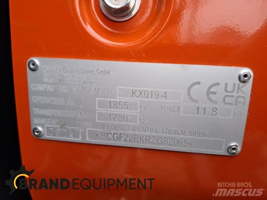 Kubota KX019-4 Mini bagri <7t