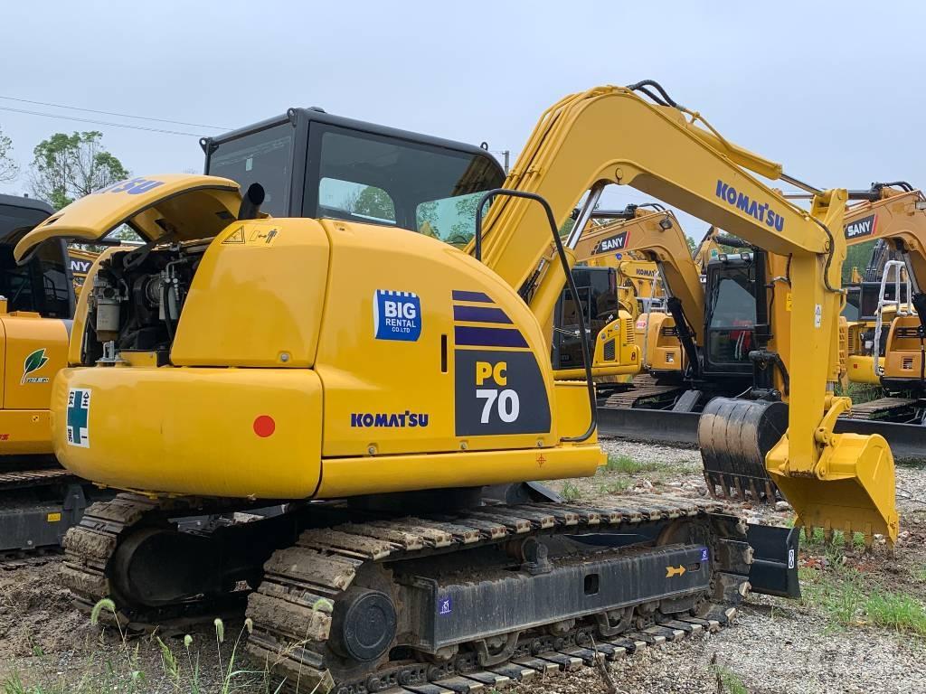 Komatsu PC 70 Midi bagri 7t – 12t