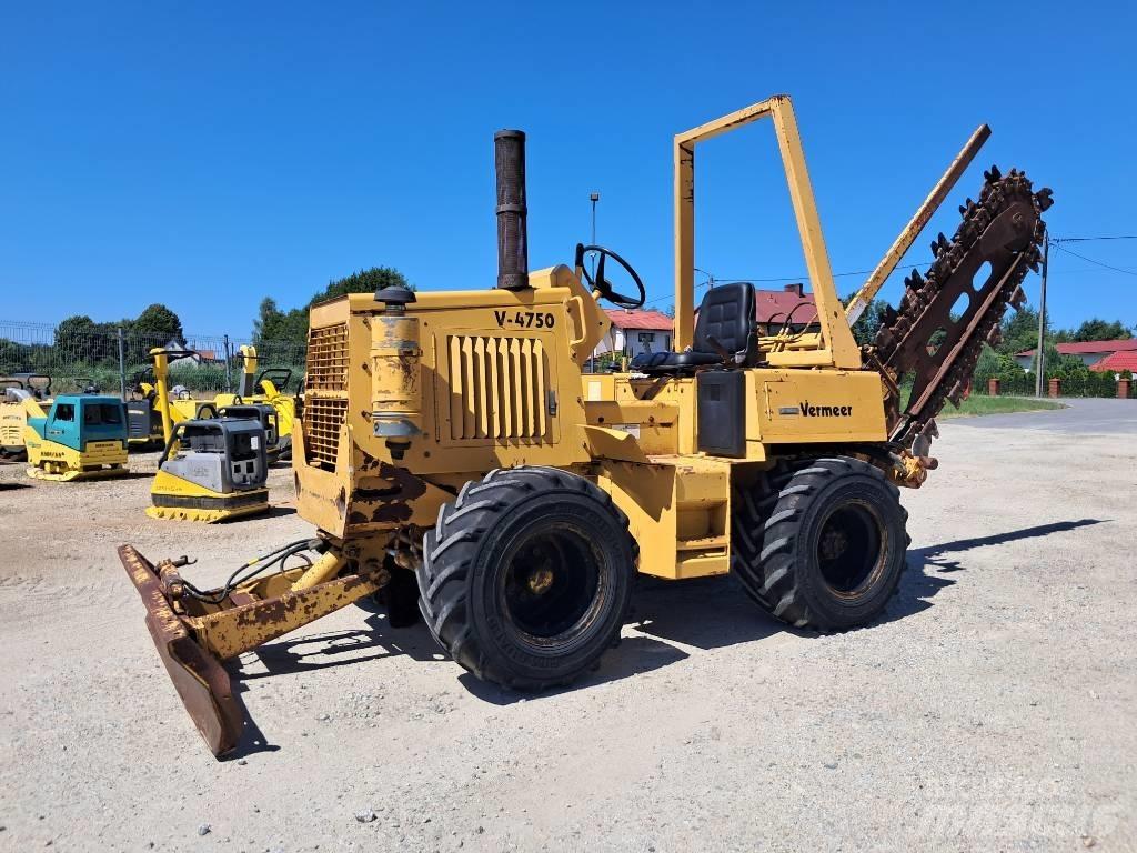 Vermeer V4750 Freze za kopanje jarkov Trenčerji