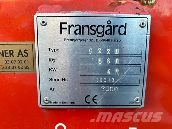 Fransgård S-220 Drugi stroji za cesto in sneg