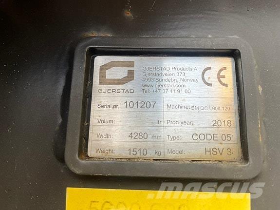 Gjerstad 420 GSV3 Snežne deske in plugi