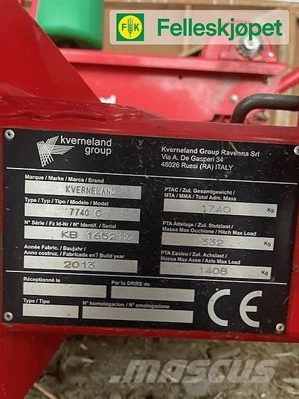 Kverneland 7740C Stroji za zavijanje