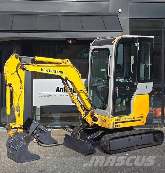 New Holland E18SR Mini bagri <7t