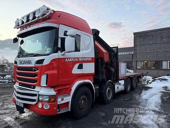 Scania R560 Tovornjaki z žerjavom