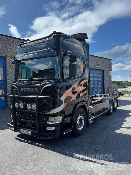 Scania R580LB6X4Nb Razstavljivi tovornjaki z žičnimi dvigali