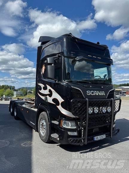 Scania R580LB6X4Nb Razstavljivi tovornjaki z žičnimi dvigali