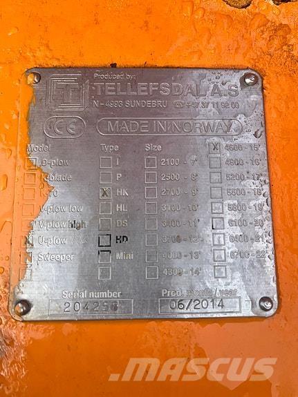 Tellefsdal 4600 H2 Snežne deske in plugi