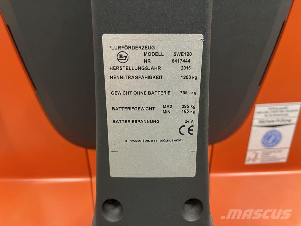 BT SWE 120 Ročni električni viličar