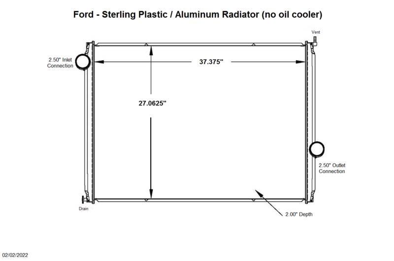 Ford L9000 Radiatorji