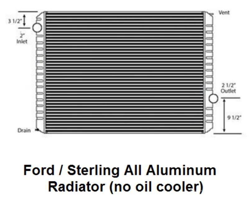 Ford L9500 Radiatorji