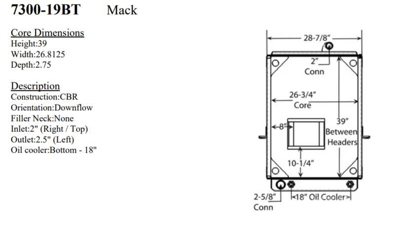 Mack LE Radiatorji