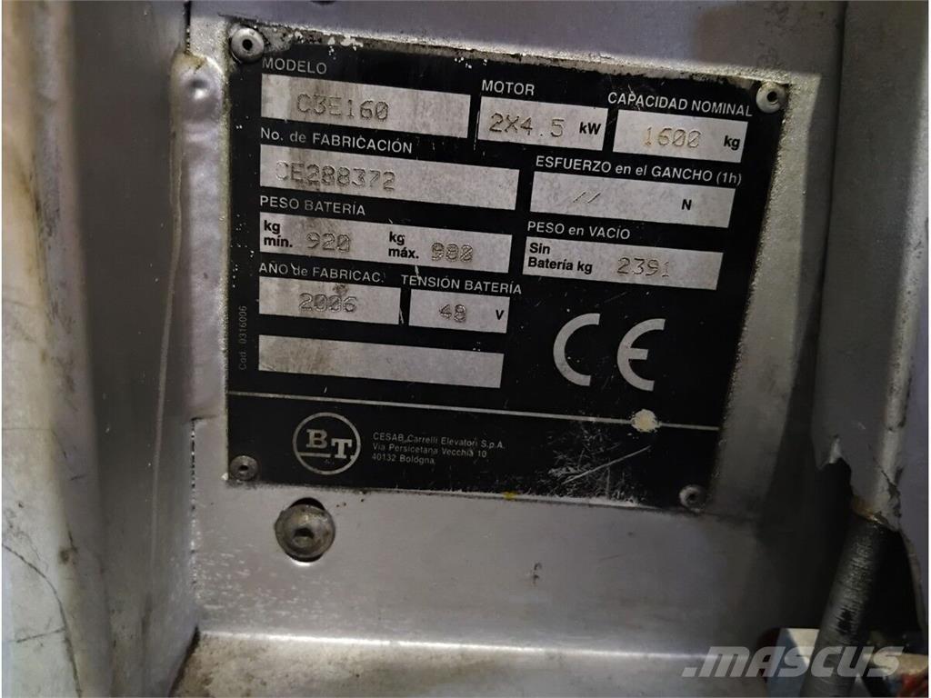 BT C3E160 Manipulacija materiala - drugo