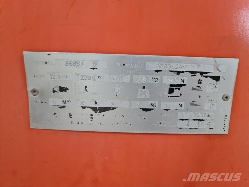 JLG 860SJ Teleskopske dvižne ploščadi