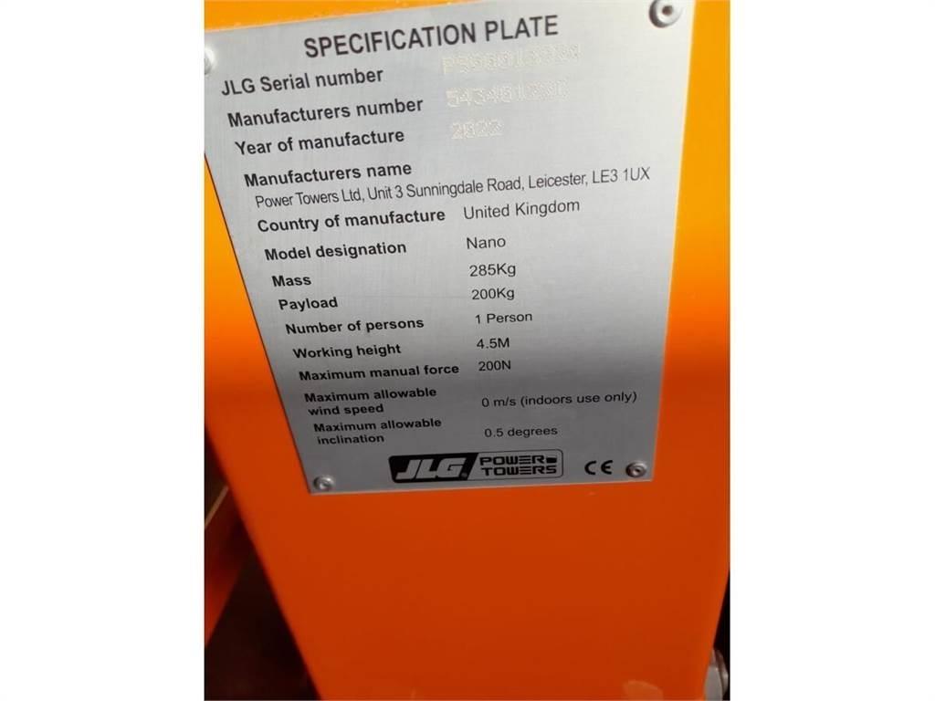 JLG NANO Vertikalna dvigala