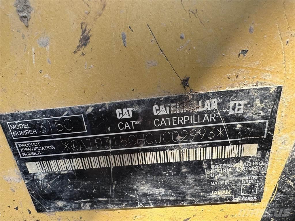 CAT 315C Bagri goseničarji