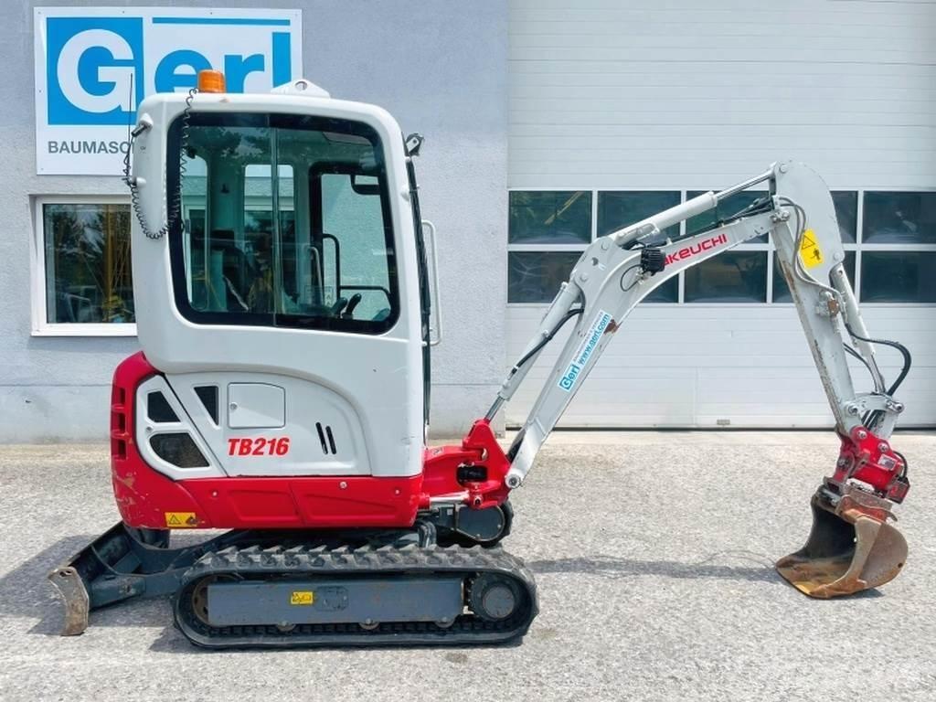 Takeuchi TB216 Mini bagri <7t