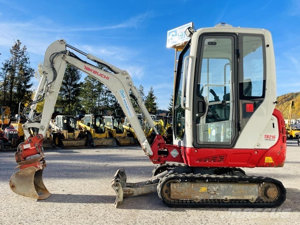 Takeuchi TB216 Mini bagri <7t