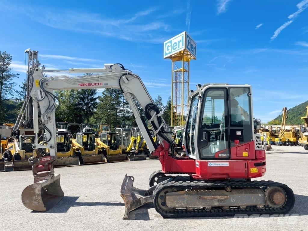 Takeuchi TB280FR Mini bagri <7t