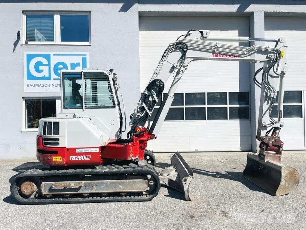 Takeuchi TB280FR Mini bagri <7t