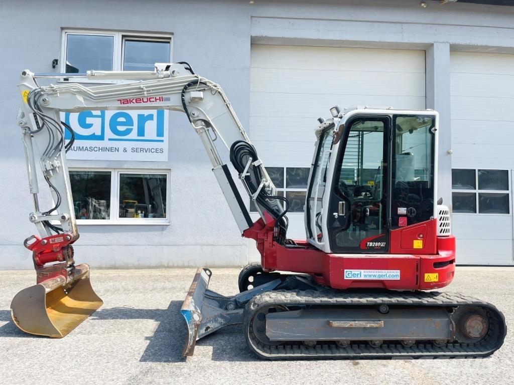 Takeuchi TB280FR Mini bagri <7t