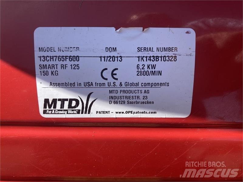 MTD RF 125 Manjši traktorji