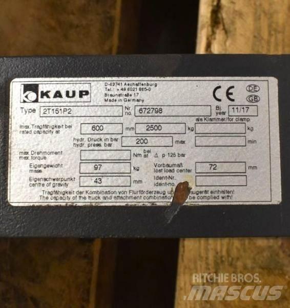 Kaup 2T151P2 Drugi priključki in komponente