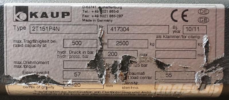 Kaup 2T151P4N Drugi priključki in komponente