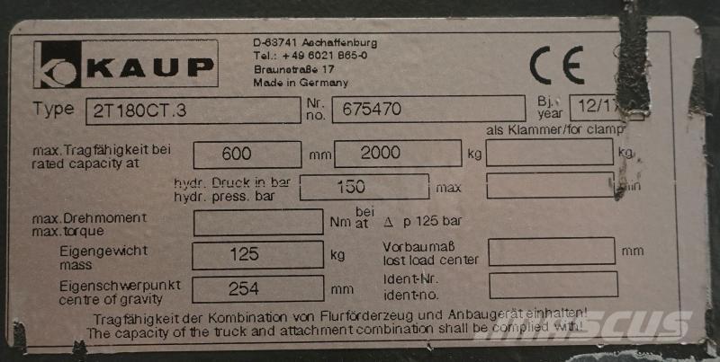 Kaup 2T180CT.3 Vilice
