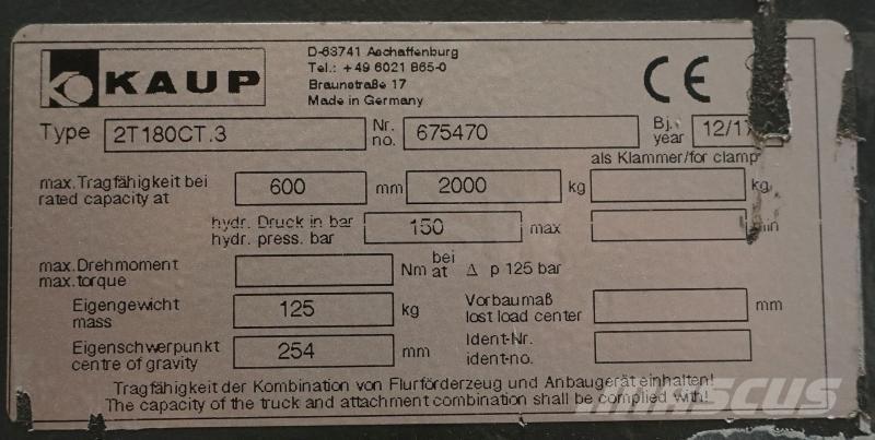 Kaup 2T180CT.3 Vilice