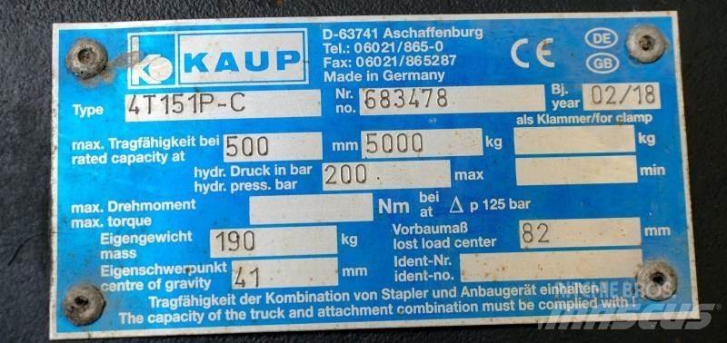 Kaup 4T151P-C Drugi priključki in komponente