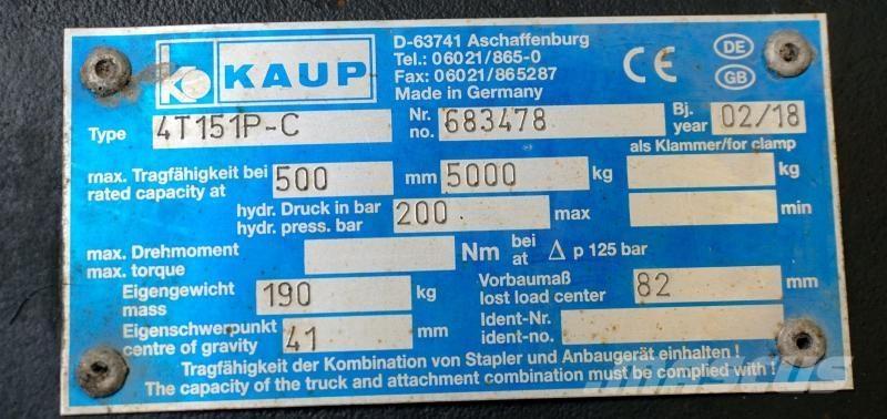Kaup 4T151P-C Drugi priključki in komponente