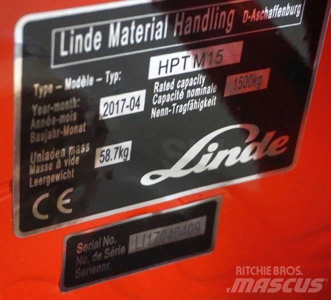 Linde HPT M 15 Ročni paletnik