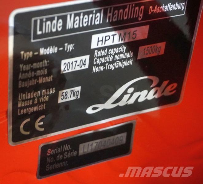 Linde HPT M 15 Ročni paletnik