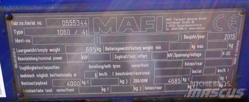 Mafi 1060 / 4t Plato/keson prikolice