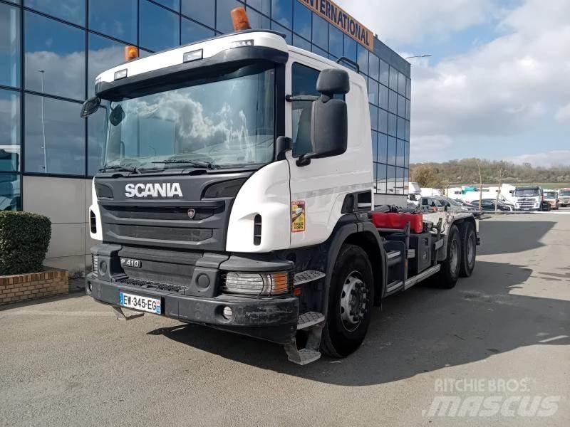 Scania P 410 Razstavljivi tovornjaki z žičnimi dvigali