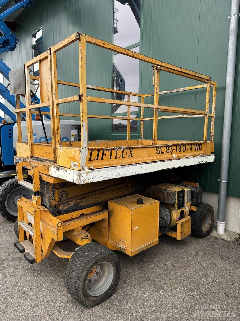 Liftlux SL83-18D/4WD Škarjaste dvižne ploščadi