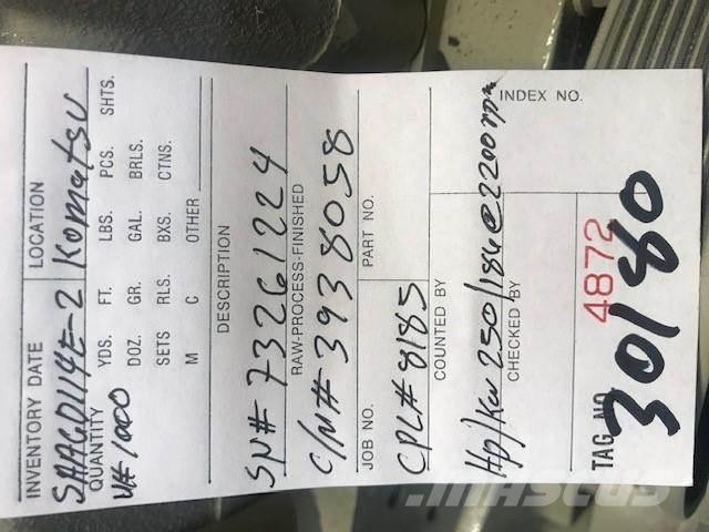 Cummins 6CT8.3 Motorji