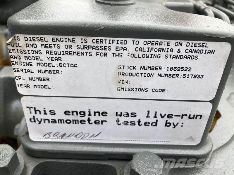 Cummins 6CT8.3 Motorji