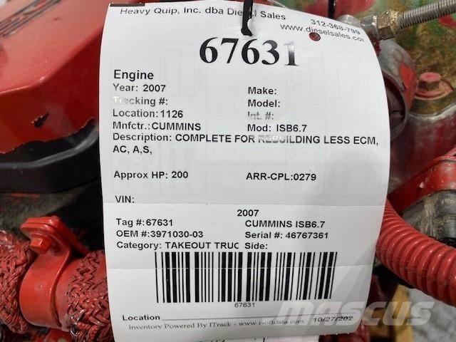 Cummins ISB6.7 Motorji
